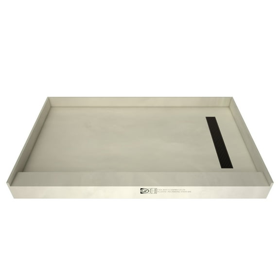 Tile Redi Rt4260r-Pvc Redi Trench 60" X 42" Rectangular Shower Base - Bronze