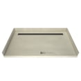 thumbnail image 1 of Tile Redi RT3860CBFB-PVC-SQBN Redi Trench 38" X 60" Rectangular Barrier Free Shower Base -, 1 of 7