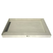 Tile Redi Wf3660ldr-Pvc Wonderfall Trench 36" X 60" Rectangular Shower Base - Tileable
