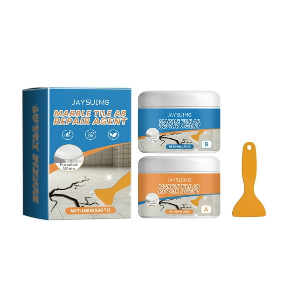 Tile Repair Glue under $5! Yannianjz Ceramic Tile Repair Kit, Marble Tile Adhesive, Porcelain Repair Paste, Household Floor Repair, Bathroom Tile Restoration