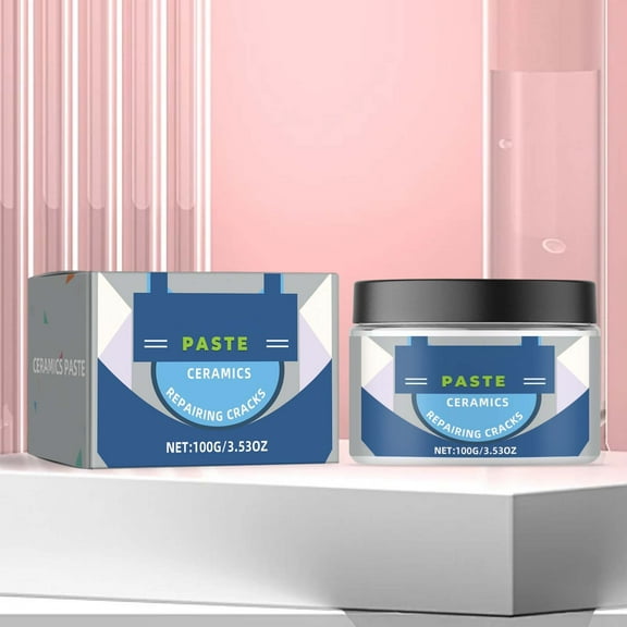 Tile Repair Paste, Strong Adhesive Ceramic Tile Repair Agent, Fast Drying Waterproof Glazed Tile Floor Wall Crack Hole Filler 100g