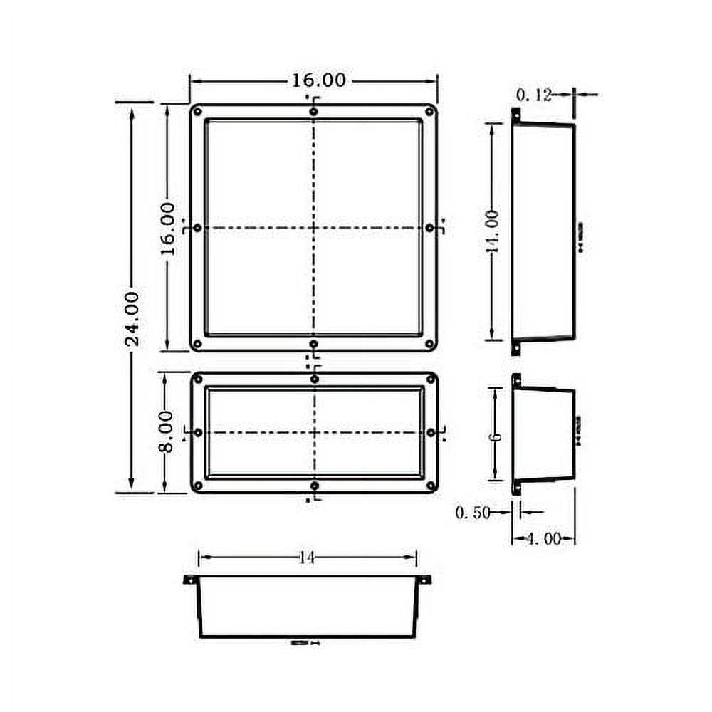 Tile Shower Niche 24X16 Double Shelves Shower Recess And Built In