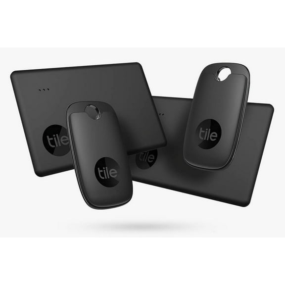 Tile Slim+Pro (2022) 4-Pack (2 Slims, 2 Pros) - High-Performance Bluetooth Tracker, Item Locator & Finder for Keys, Wallets & More; Easily Find Your Things. Phone Finder. iOS and Android Compatible.