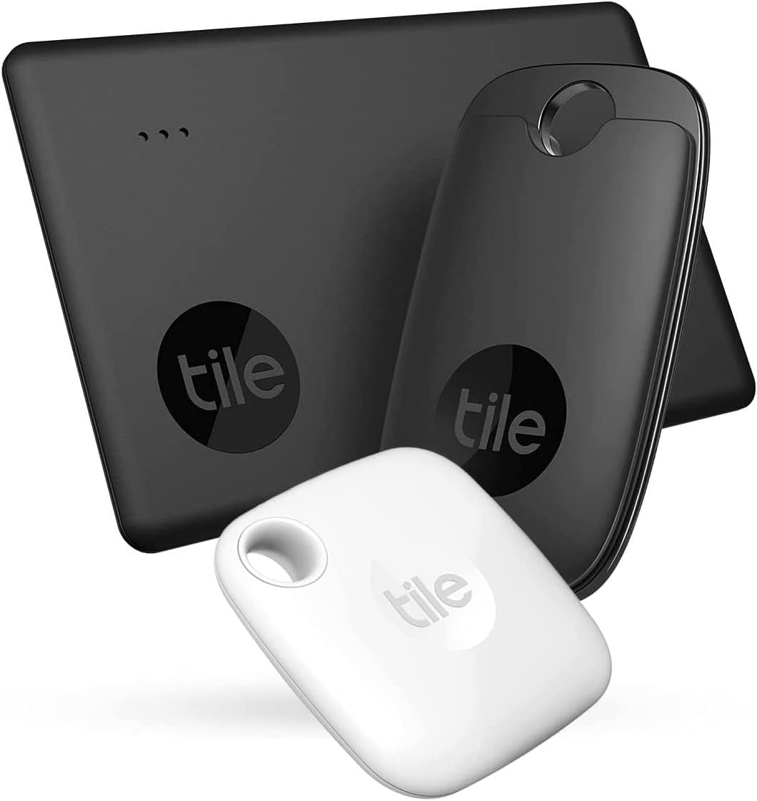 Tile Starter Pack 2022 3-Pack 1 Pro, 1 Slim, 1 Mate - Bluetooth Tracker,  Item Locator & Finder for Keys, Wallets & More; Easily Find All Your  Things.