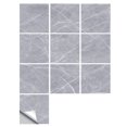 thumbnail image 1 of Tile Stickers Gray Self-adhesive Waterproof Vinyl Decals Peel and Stick 10 Sheets 6"x6", 1 of 4