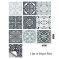 thumbnail image 1 of Tile Stickers Kitchen Adhesive Tile Transfers Sticker for Bathroom Peel Stick Self-Adhesive Tile Decals Wall Decor Colorful Retro Style, 1 of 3