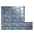 thumbnail image 1 of Tile Stickers Peel And Stick For Drawer Storage Areas, Compact Mosaic Wall Decals, 10 Pack 3.9 In, 1 of 8