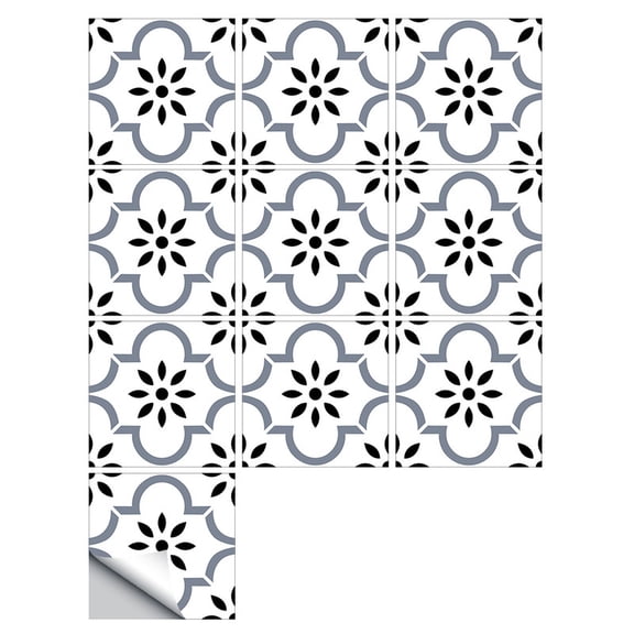 Tile Stickers Self-adhesive Waterproof Peel and Stick Vinyl Decals Kitchen Wall Decor 6"x6"