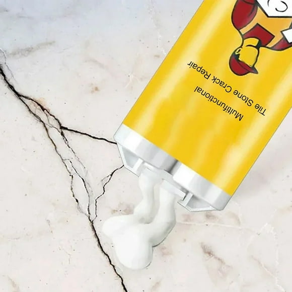 Tile Stone Crack Repair, Concrete Crack Filler, Fast Drying formula + Easy Application, Industrial Grade, for Outdoor Surfaces, Seamless Crack Repair, Epoxy-Based Sealant, High Strength, SouMaox