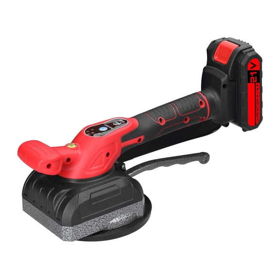 Tile Tiling Machine, Aluminum Alloy Construction, Brush Motor, Enlarged Suction Cup Spiritbubble Design Rechargeable BatteryLarge Suction Cup For Wall Floor Tiles Glass Mirrors