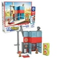 thumbnail image 1 of Tile Town Fire House Magnetic Tiles Construction Building Playset + Figures, Ages 3+, 1 of 14