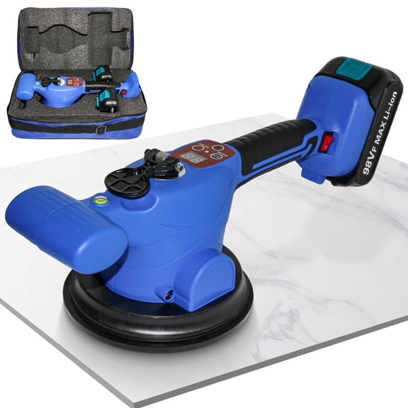 Tile Vibration Leveling Machine Tile Vibration Tool with 6 Level,Suction Cup & & Lock Design for Floor/Tile/Wall2D1C