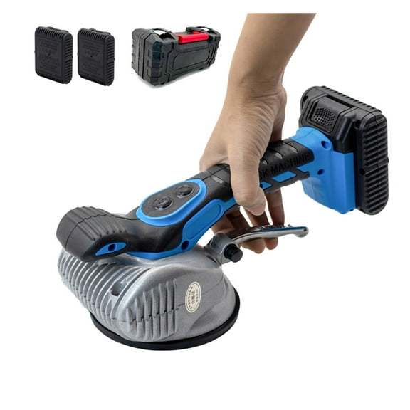 Tile Vibration Machine Automatic Tile Leveling Tiling Machine 6 Speed Tile Tiler 15000VPM Handheld 16.8V 10000mAh 2 Batteries