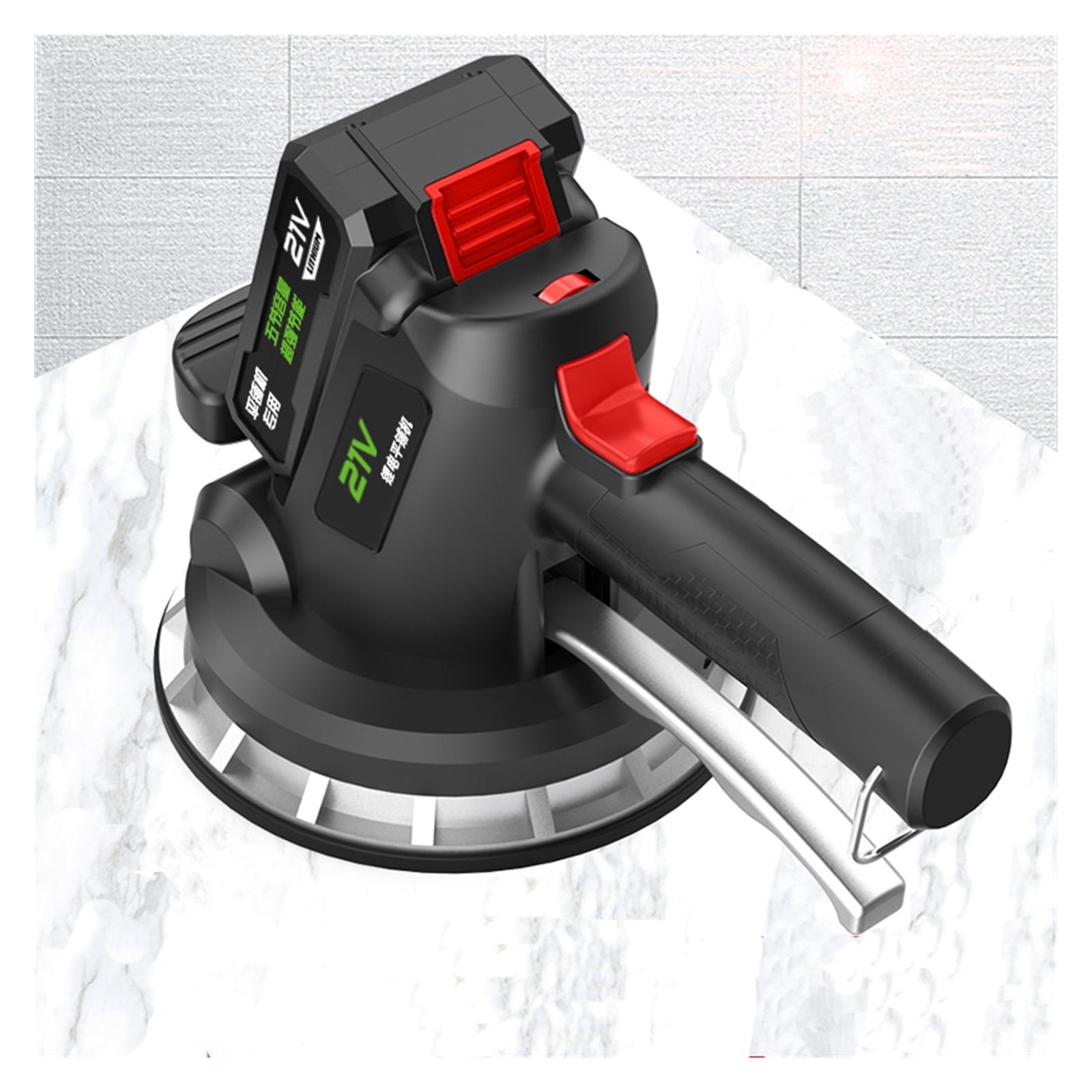 tile suction vibration installation tool QEP Xtreme 15 in. Double Suction Cup Tile Tool for Large Format Tile main image 1