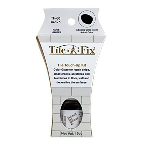Tile-a-Fix Tile Touch up Repair Glaze - (Black - TF60)