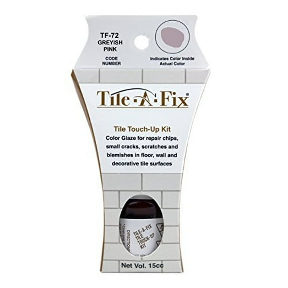 Tile-a-Fix Tile Touch up Repair Glaze for All Tile - Greyish Pink (TF-72)