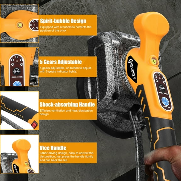 Tile paving machine,Buzhi Wall Floor Tiles Suction Cup With Floor Tiles Tool Cup With Bubble Tool Handheld Tile 21v Tile Wall Handheld Tile Suction Tiles Tool Handheld Tile Wall Floor Huiop