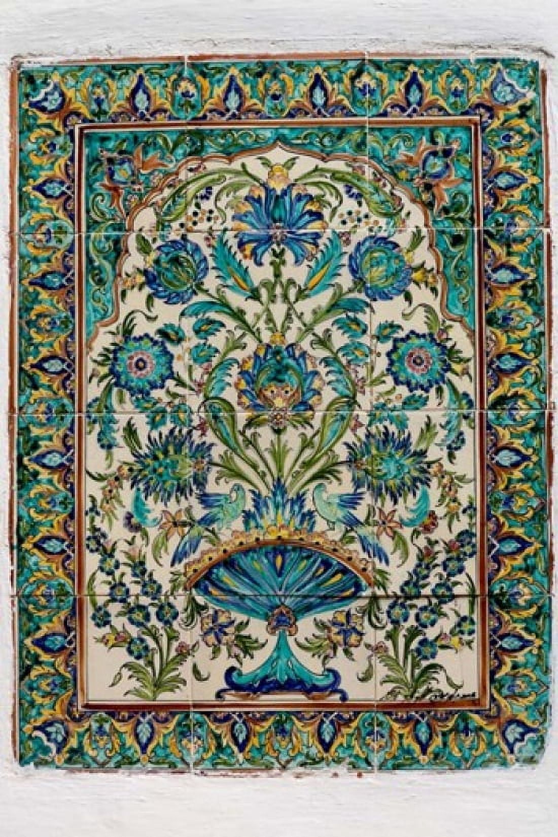 Tile work on wall Havana Cuba Canvas Art - Adam Jones DanitaDelimont (26 x 39)