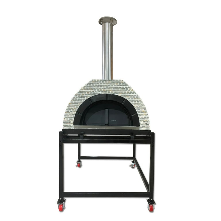Tiled Cement Outdoor Pizza Oven Clay Wood Fired Pizza Ovens