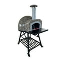 Tiled Cement Outdoor Pizza Oven / Clay Wood Fired Pizza Ovens with Ash