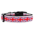 thumbnail image 1 of Tiled Union Jack(UK Flag) Nylon Ribbon Collar Medium, 1 of 2