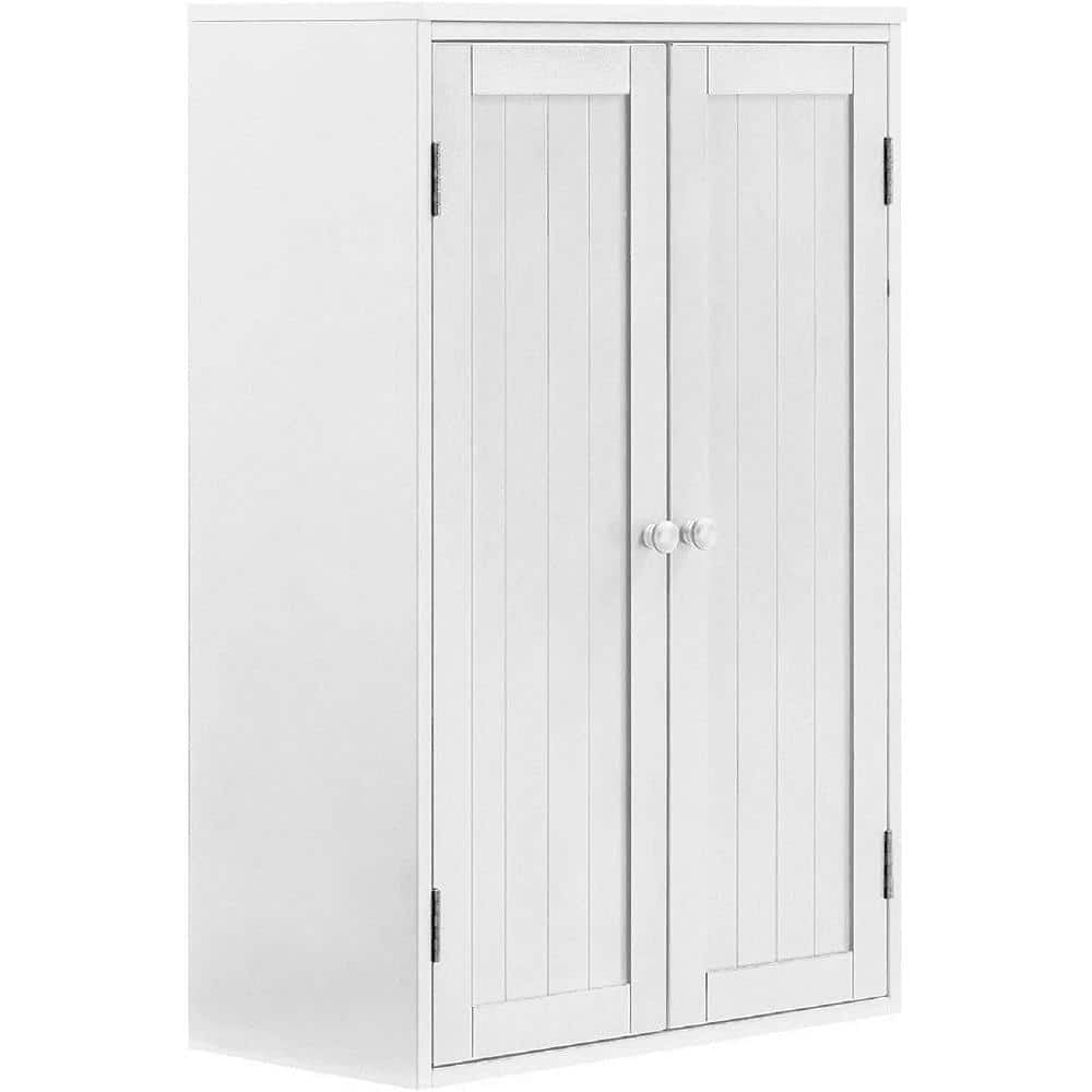 Tileon MDF Freestanding Storage Cabinet with Double Doors and ...