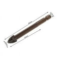 thumbnail image 1 of Tiles Drill Bit Plastic Stone Tools Wear resistance Wood Brown Accessories, 1 of 7
