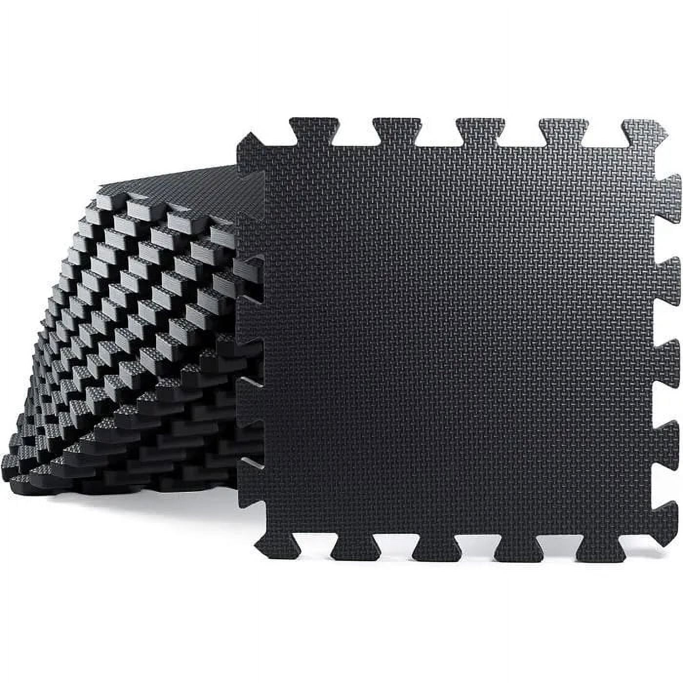 Tiles Interlocking Puzzle Foam Baby Play Mat with Straight Edges for