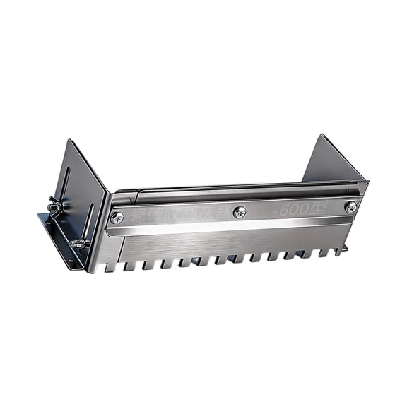 Tiles Laying Tool Stainless Steel Notched Trowel Mortar Comb Adjustable Width Height For Smooth Adhesive Spreading