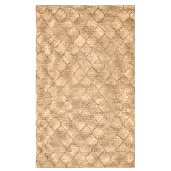 Tiles Natural Handwoven Jute Rug, 5' x 8'