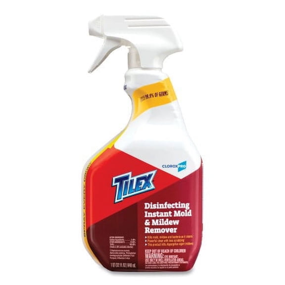 Tilex Disinfects Instant Mildew Remover, 32 oz Smart Tube Spray, 9/Carton (35600CT)