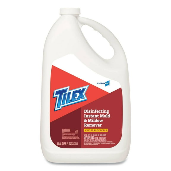 Tilex Disinfects Instant Mildew Remover Refill Bottle, 128 fl oz, (Pack of 4)