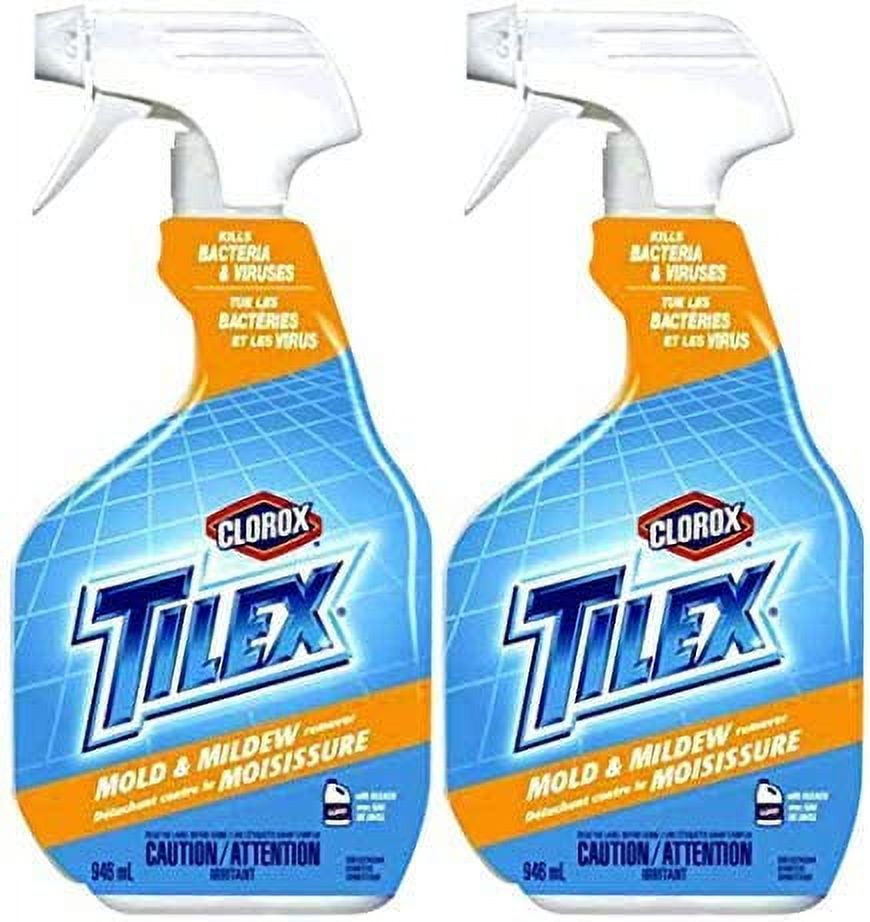 Tilex Bathroom Cleaner, Mold and Mildew Remover Spray Bottle, 946ml, No