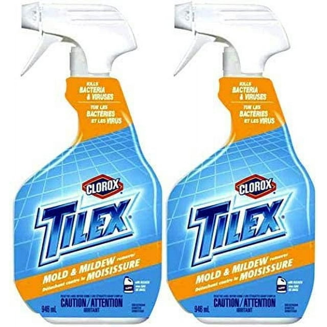 Tilex Bathroom Cleaner, Mold and Mildew Remover Spray Bottle, 946ml, No