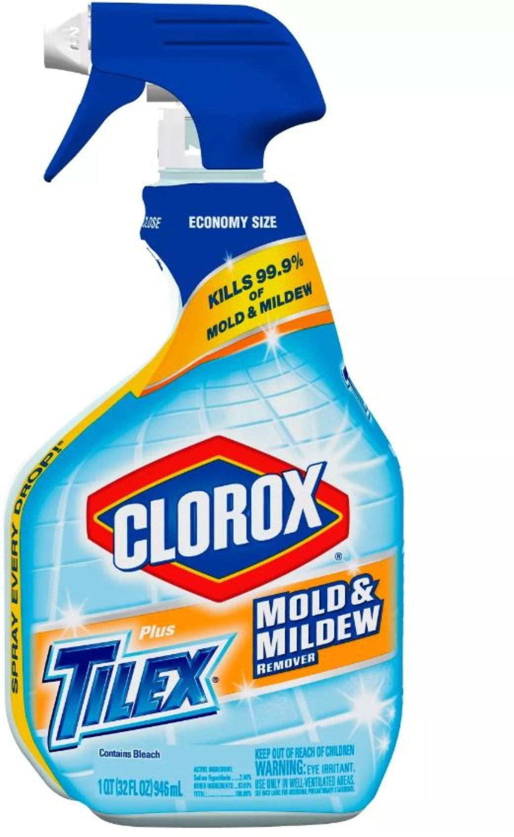 Tilex Mold & Mildew Remover Spray with Bleach 32 oz (Pack of 6)