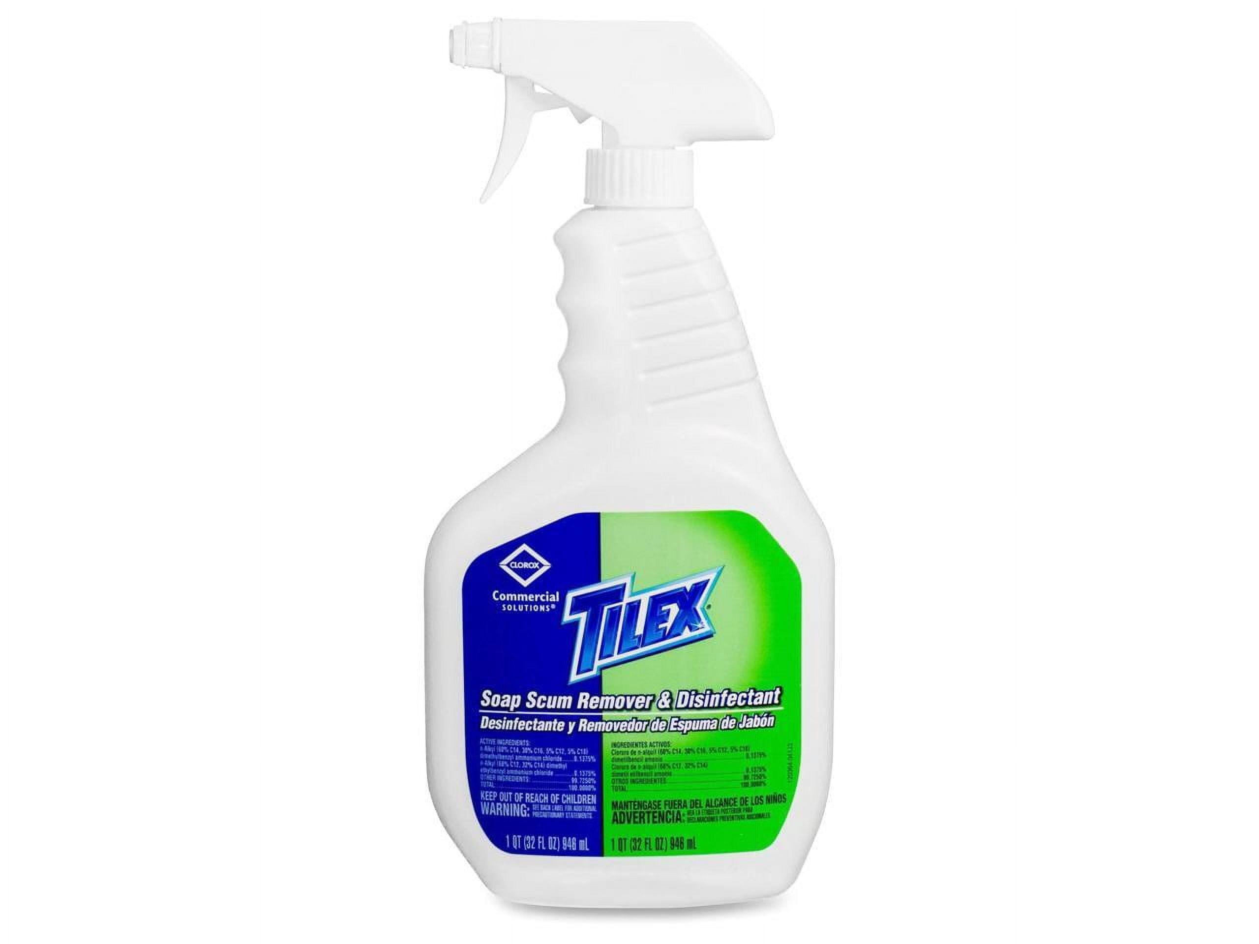 Tilex Bathroom Shower Tub Tile Cleaner, Liquid Soap Scum Remover and