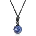 thumbnail image 1 of Tilga Crystal Bead Stone Bead Necklace for Men Women, 1 of 6