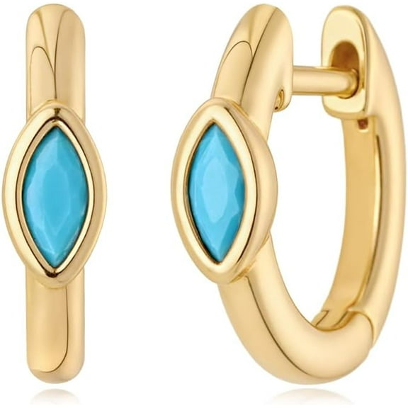 Tilga Women Huggie Earrings Gold Hoop 14K Gold Filled Small Simple Hypoallergenic Everyday Jewelry