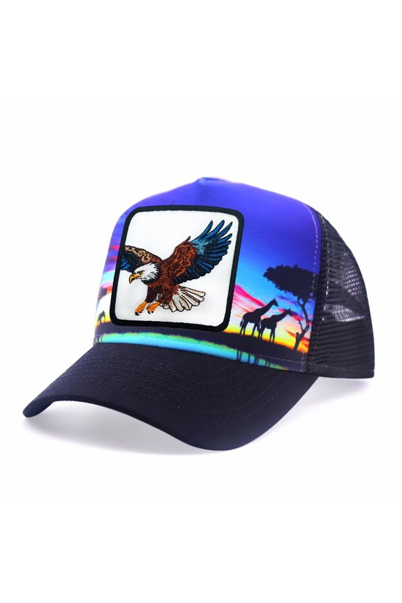 Eagle Snapback Hats for Men Women Adjustable Trucker Mesh Baseball Caps