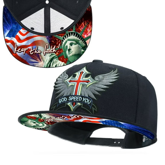 Tilgomedal God Speed YOU Black Snapback Hats for Men Women Dad Wool Baseball Caps