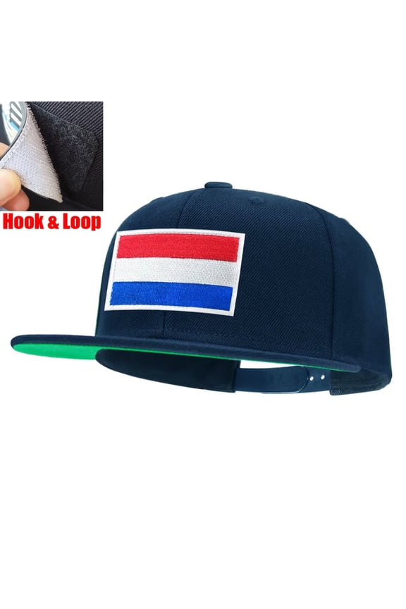 Netherlands Flag Navy Snapback Hats for Men Women Adjustable Dad Wool Baseball Caps