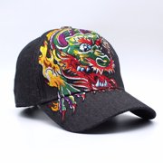Tilgomedal Peony EMB Snapback Hat for Men Women Dad Baseball A frame Cap
