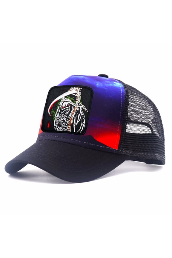 Reaper Snapback Hats for Men Women Adjustable Trucker Mesh Baseball Caps