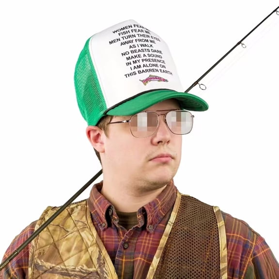 Tilgomedal Trucker Mesh Snapback Hat for Men, 10 Inches Super Height，Outdoor Sports, Fishing, And Hunting，fish Killers and cool tools fish