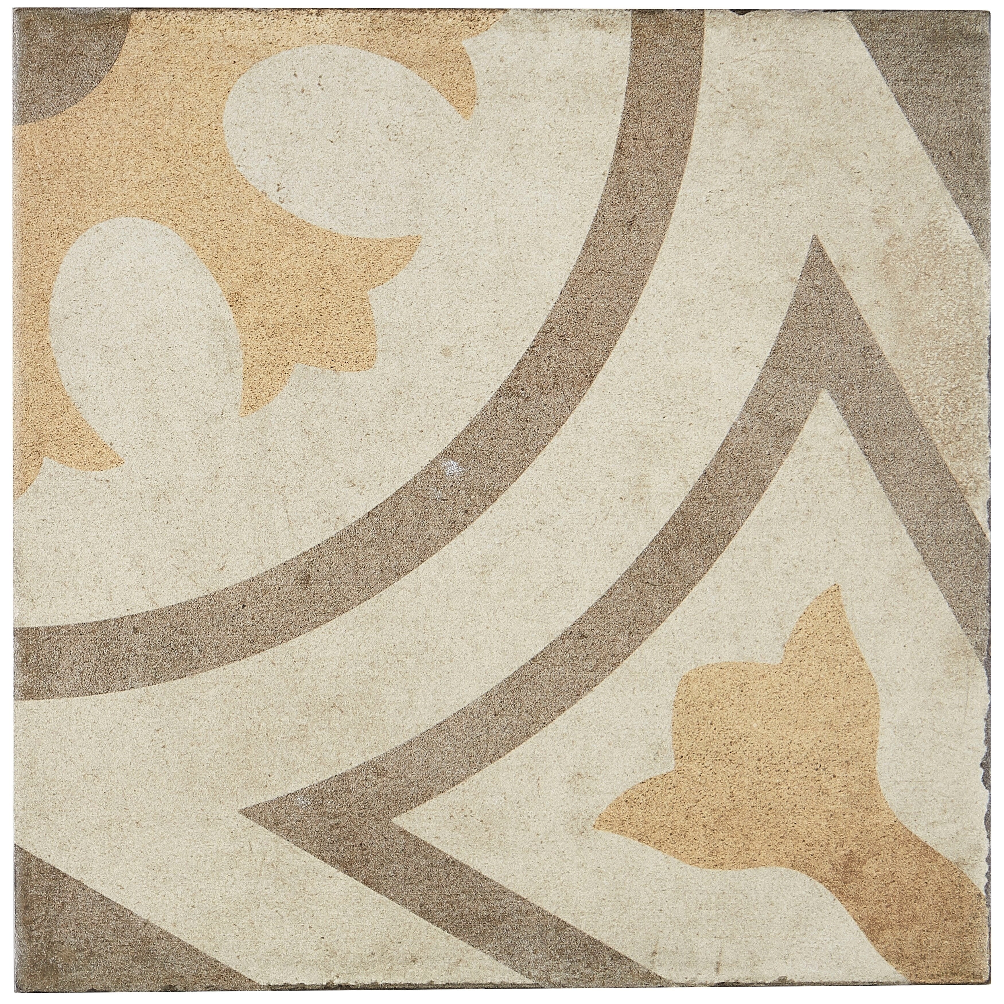 Tilish 8 x 8 Warm Blend Porcelain Decorative Tile