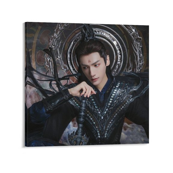 Till The End of The Moon China Poster Teleplay Luo Yunxi Canvas Poster Wall Art Picture Prints Hanging Photo Gift Decor Home Posters Artworks 28x28inch(70x70cm)