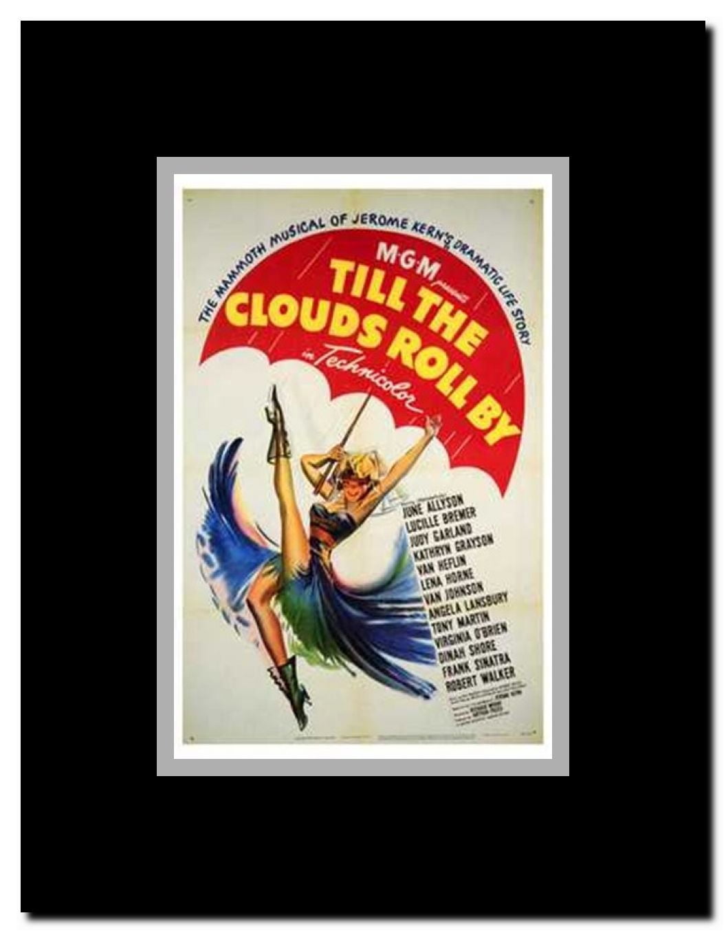 Till the Clouds Roll By Framed Movie Poster