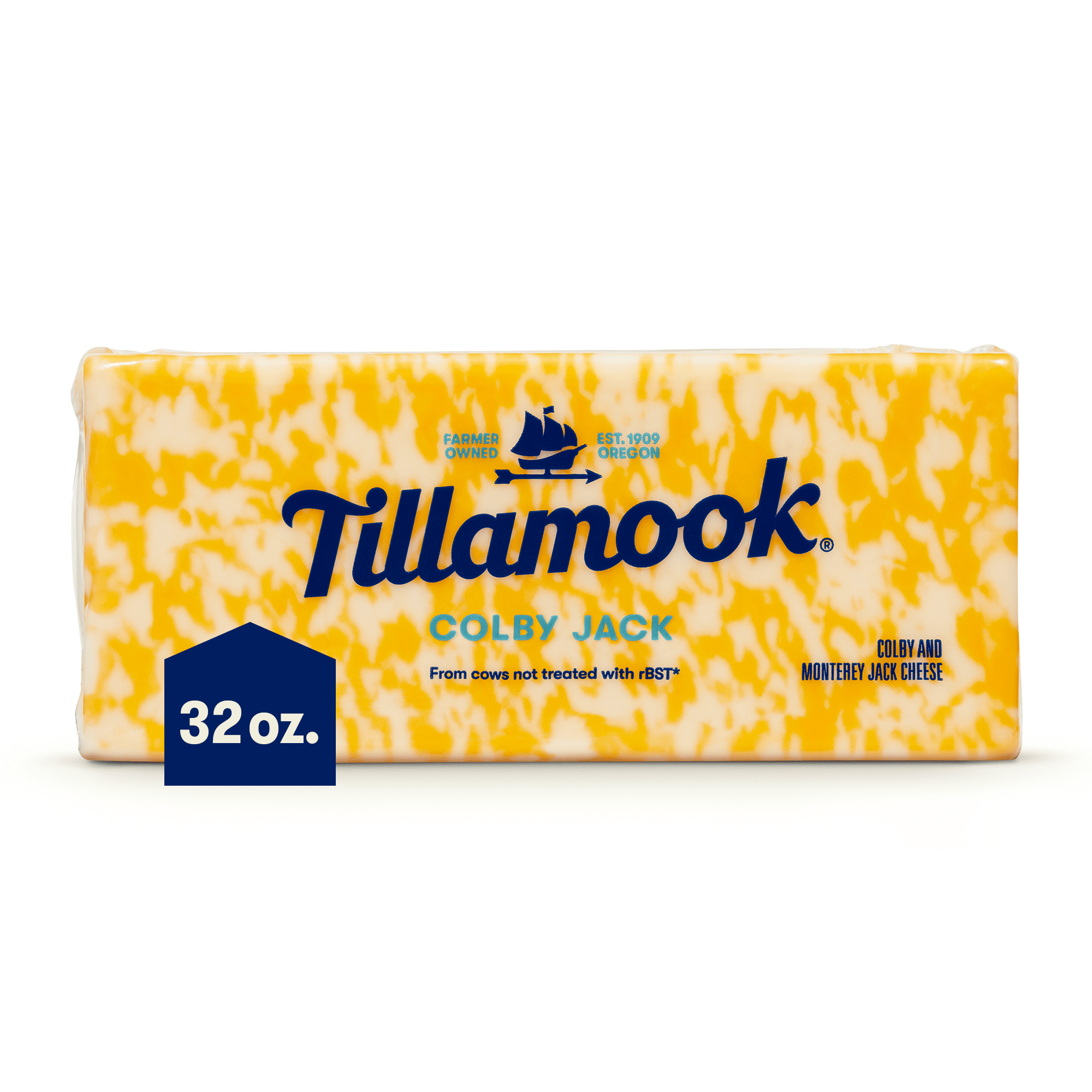 Tillamook Colby Jack Cheese Block, 2 lb - Walmart.com