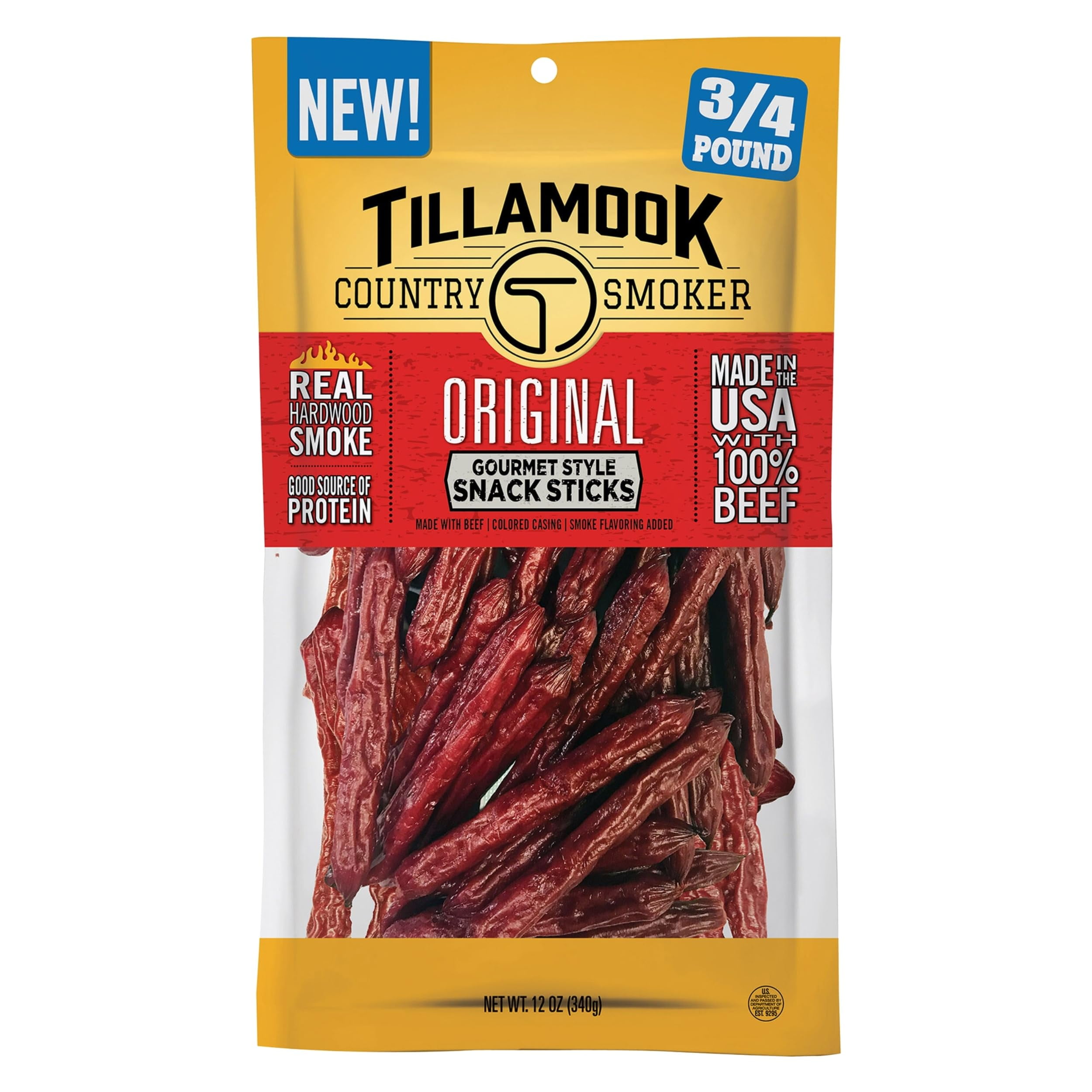 Tillamook Country Smoker Real Hardwood Smoked Sausages, Original, 12 Ounce YUN20