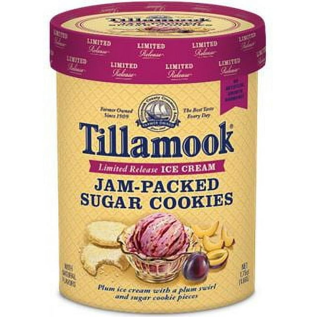 Tillamook Jampacked Sugar Cookie Ice Cream